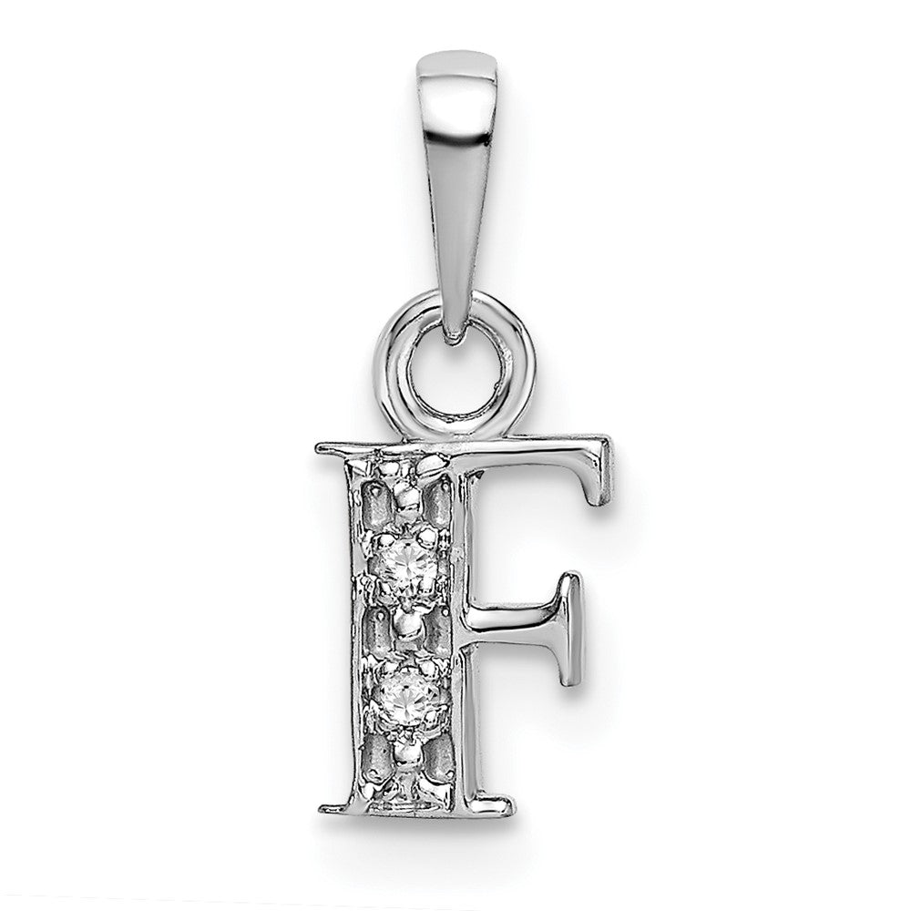 Diamond Initial F Charm - WBC