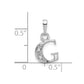 Diamond Initial G Charm - WBC