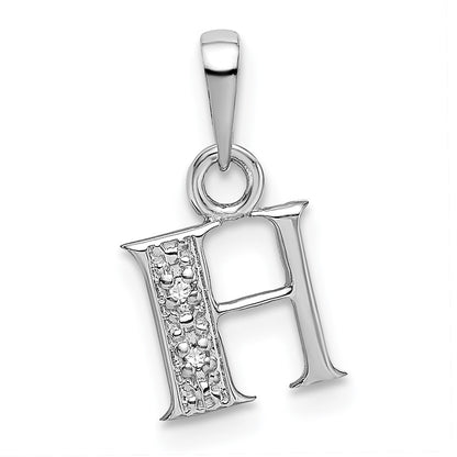 Diamond Initial H Charm - WBC