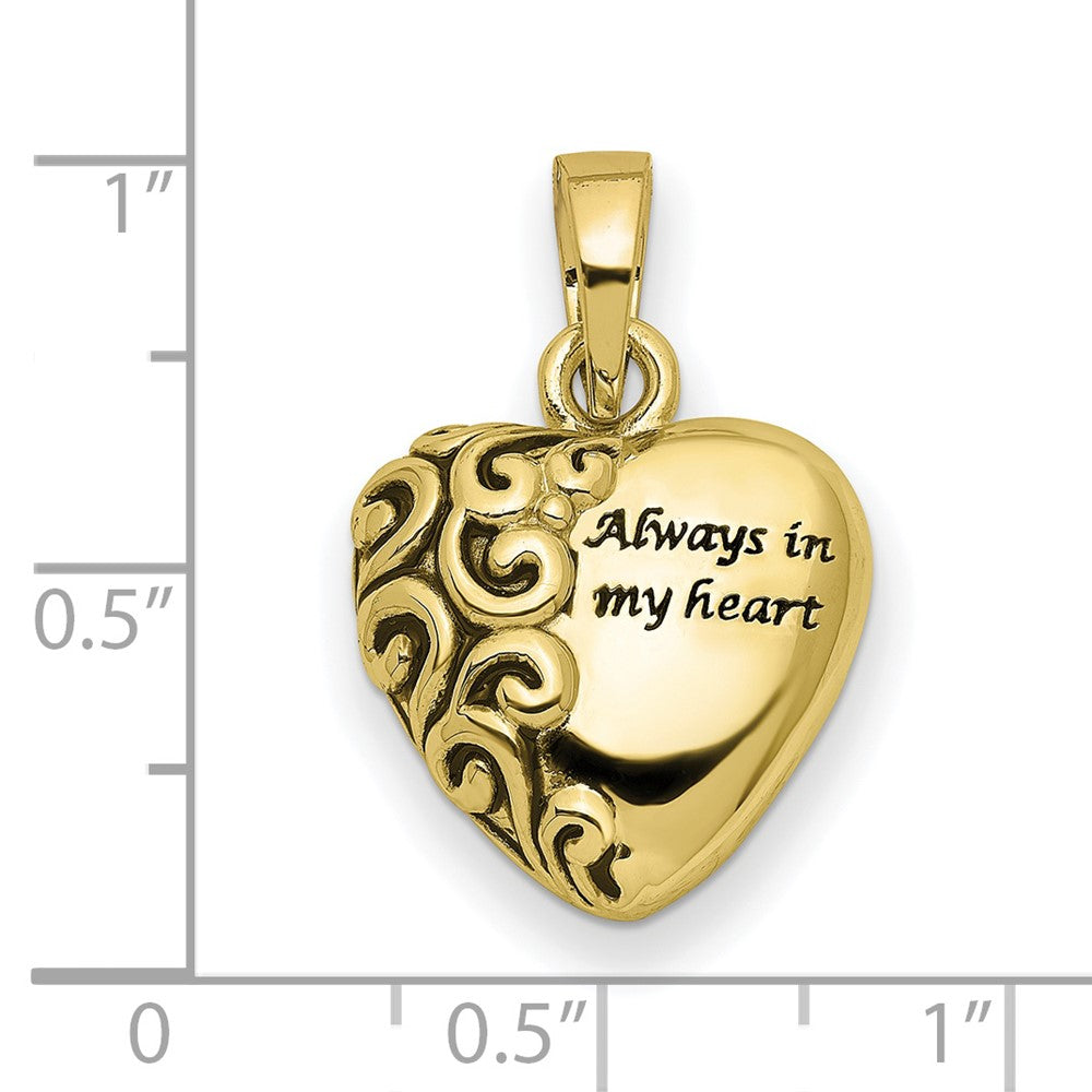 Sentimental Expressions Heart Remembrance Ash Holder Pendant - WBC