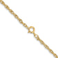 Carded Cable Rope with Spring Ring Clasp Chain - WBC