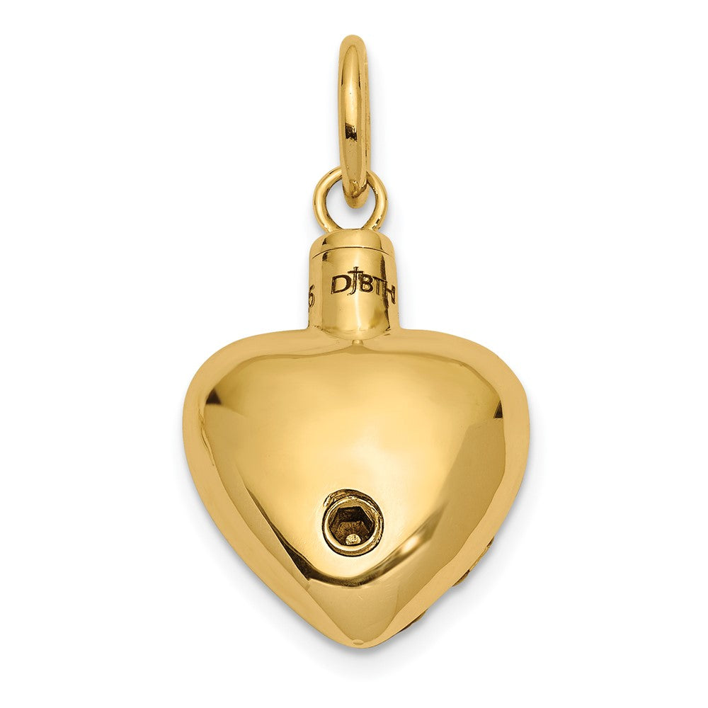 Sentimental Expressions Heart Remembrance Ash Holder Pendant - WBC