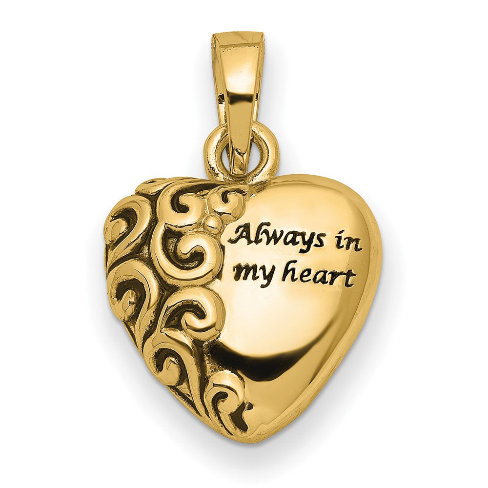 Sentimental Expressions Heart Remembrance Ash Holder Pendant - WBC