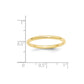Standard Weight Comfort Fit Wedding Band - WBC