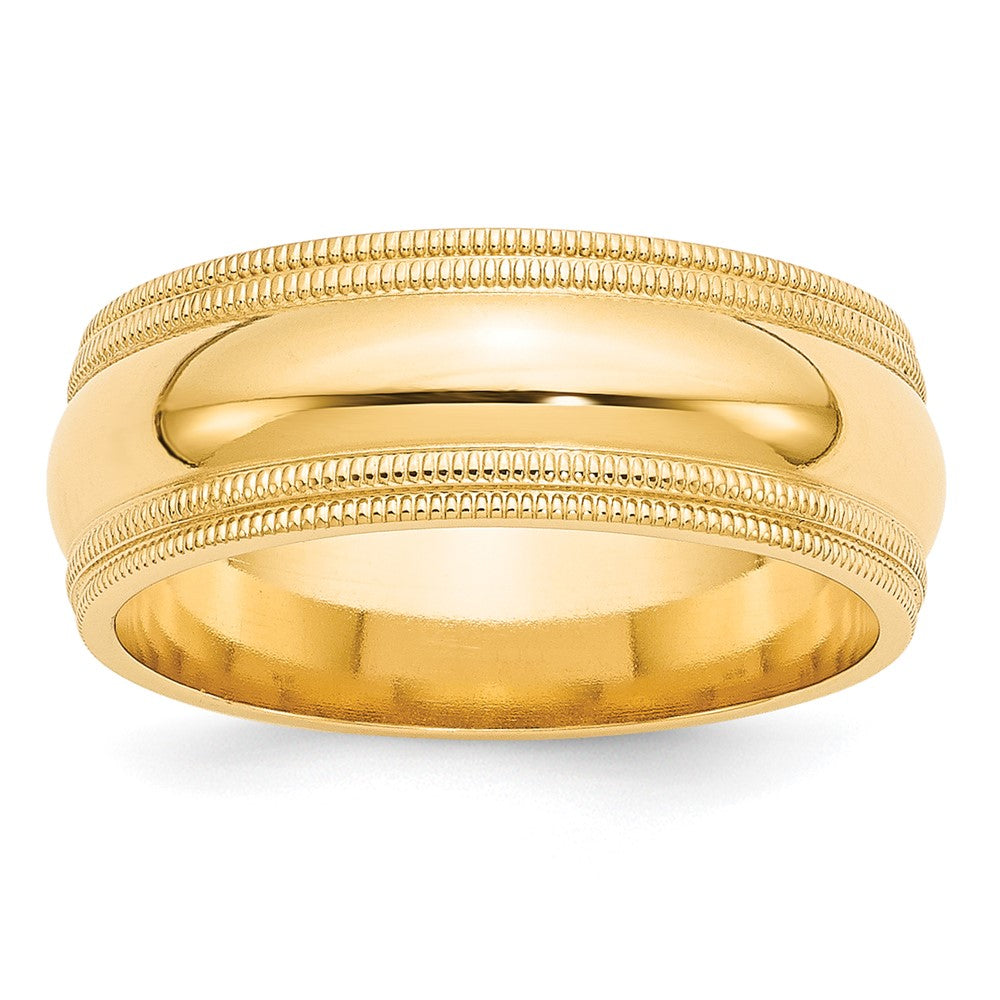 Double Milgrain Comfort Fit Wedding Band - WBC