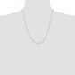 Carded . Cable Rope with Spring Ring Clasp Chain - WBC
