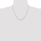 Carded . Cable Rope with Spring Ring Clasp Chain - WBC