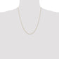 Carded . Cable Rope with Spring Ring Clasp Chain - WBC