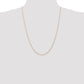 Carded . Cable Rope with Spring Ring Clasp Chain - WBC