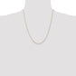 Carded . Cable Rope with Spring Ring Clasp Chain - WBC