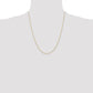 Carded . Cable Rope with Spring Ring Clasp Chain - WBC
