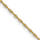 Carded . Cable Rope with Spring Ring Clasp Chain - WBC