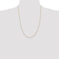 Carded Cable Rope with Spring Ring Clasp Chain - WBC