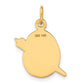 Multi-color Enameled Artist Palette Charm - WBC
