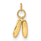 3-D Ballet Slippers Charm - WBC