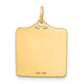 Enameled Pink Engravable BIRTH CERTIFICATE Charm - WBC