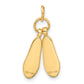 3-D Ballet Slippers Charm - WBC