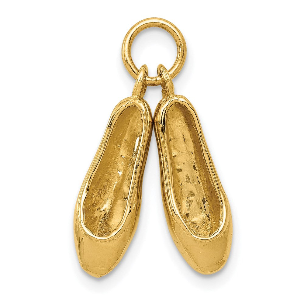 3-D Ballet Slippers Charm - WBC
