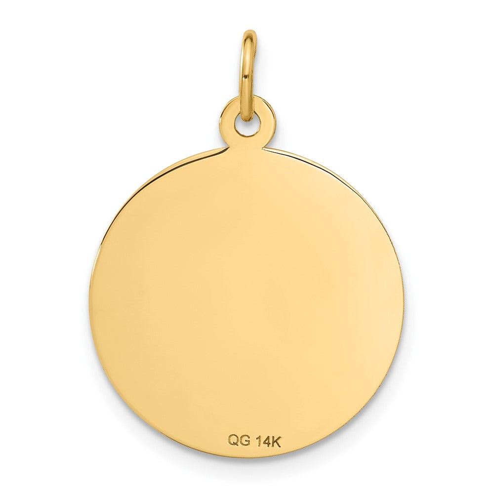 HAPPY ANNIVERSARY Engravable Disc Charm - WBC