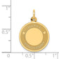 HAPPY ANNIVERSARY with Hearts Engravable Disc Charm - WBC