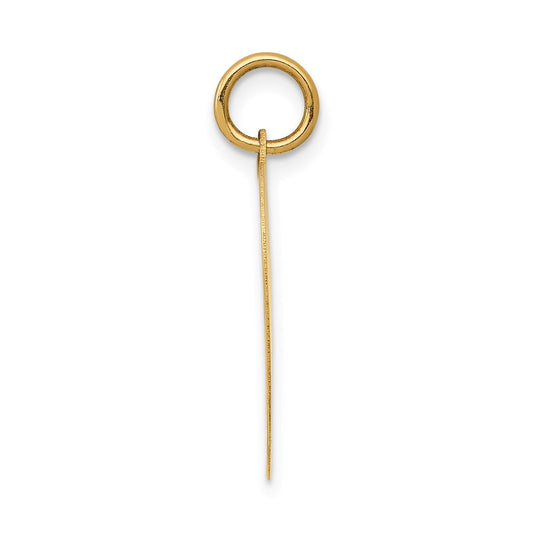 HAPPY BIRTHDAY Engravable Heart Disc Charm - WBC