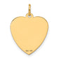 HAPPY BIRTHDAY Engravable Heart Disc Charm - WBC