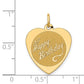 HAPPY BIRTHDAY Engravable Heart Disc Charm - WBC
