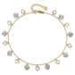 Tri-Color Dangle Hearts Plus Extender - Total Anklet - WBC