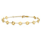Ruffle Star Flowers Plus Extender - Total Anklet - WBC