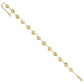 Ruffle Star Flowers Plus Extender - Total Anklet - WBC