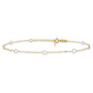 Two-tone Circles 7-Station Plus Extender - Total Anklet - WBC