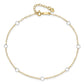 Two-tone Circles 7-Station Plus Extender - Total Anklet - WBC