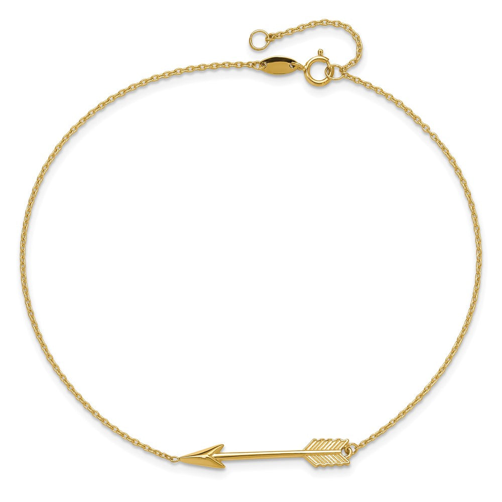Polished Arrow Plus Extender - Total Anklet - WBC