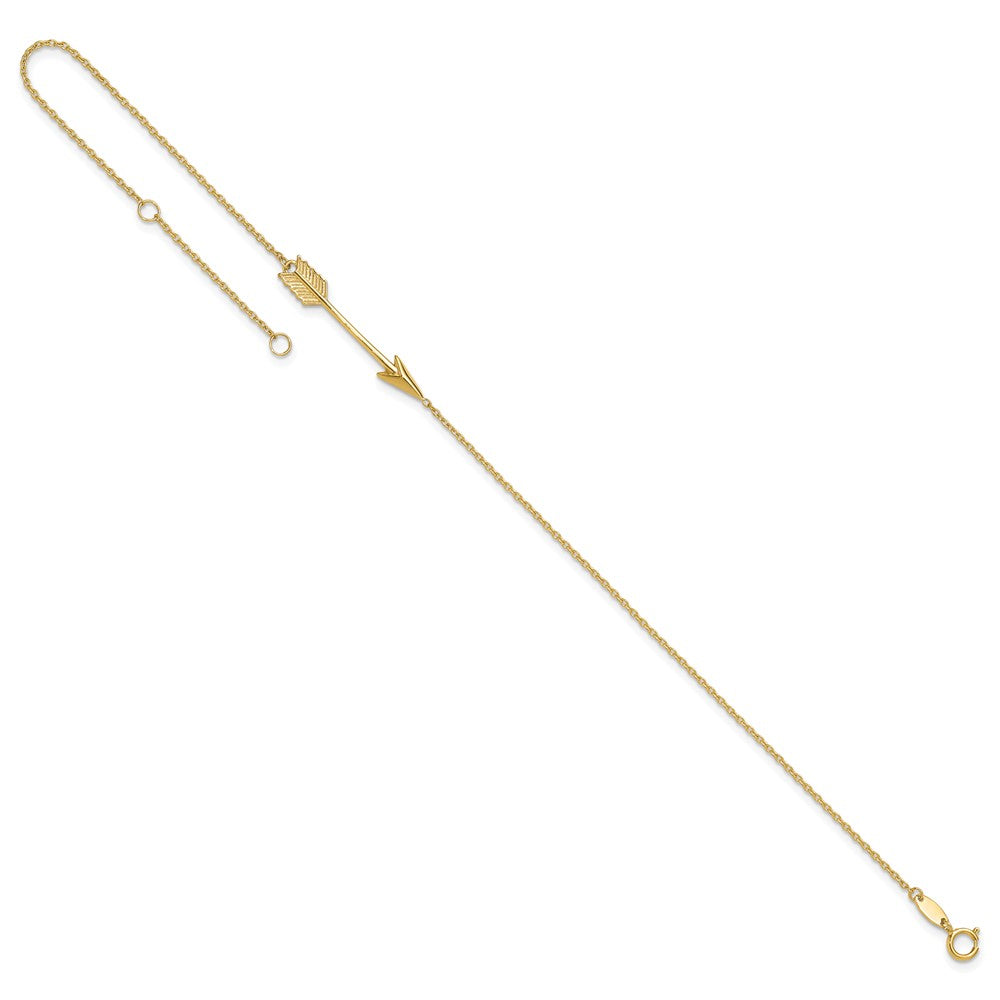 Polished Arrow Plus Extender - Total Anklet - WBC