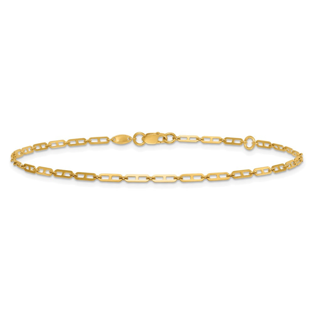Polished Anchor Link Plus Extender - Total Anklet - WBC