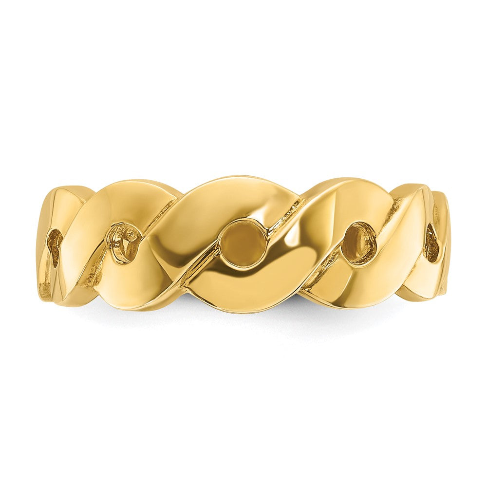 IB Goodman Mens Infinity Design Ring - WBC