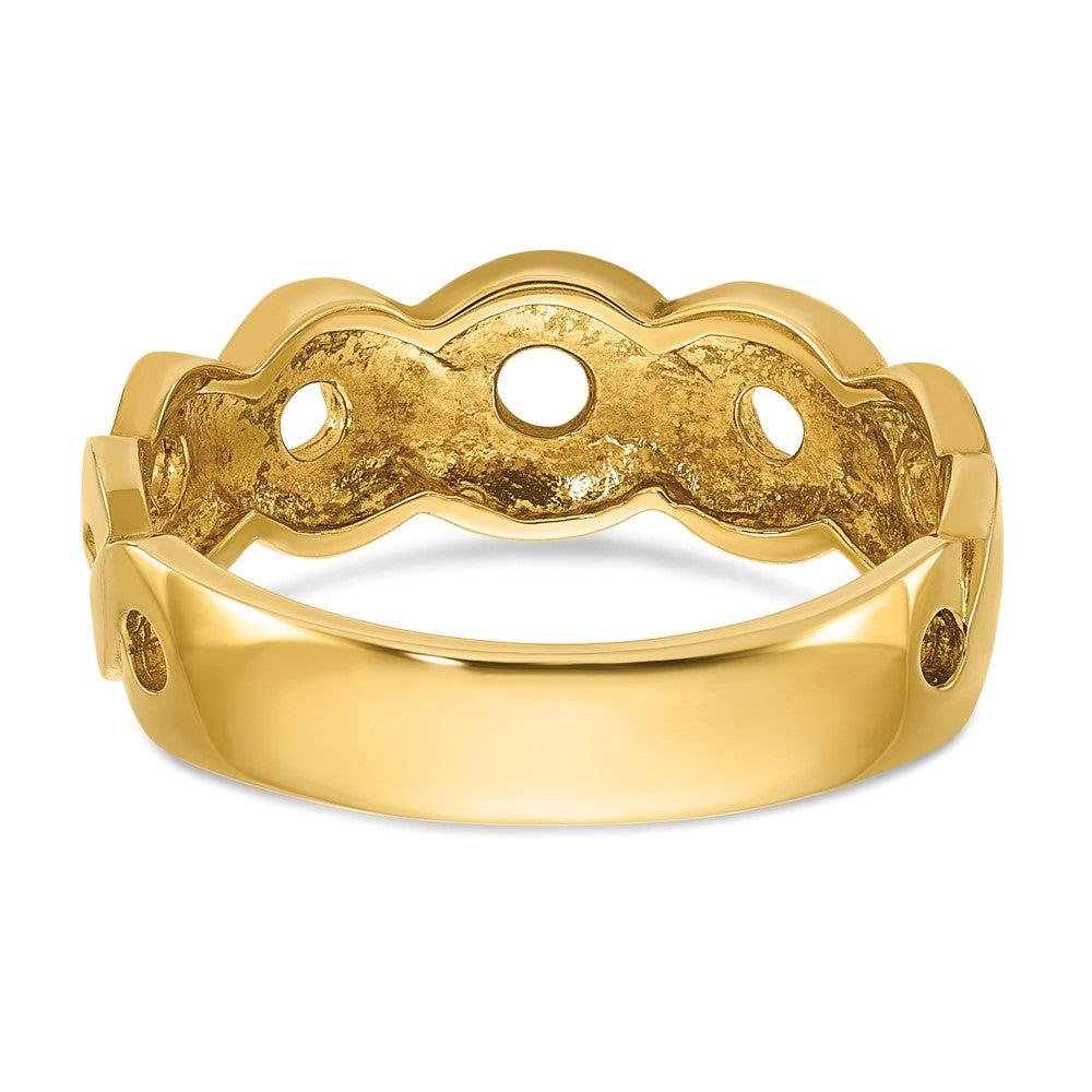 IB Goodman Mens Infinity Design Ring - WBC
