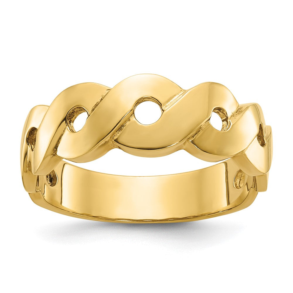 IB Goodman Mens Infinity Design Ring - WBC