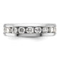 IBGoodman Men's Polished 9-Stone 1 Carat AA Quality Diamond Ring - WBC