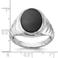 IB Goodman Mens Oval Onyx Complete Ring - WBC