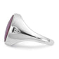 IB Goodman Mens Oval Ruby Doublet Stone and 1/15 carat Diamond Complete Ring - WBC