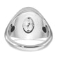 IB Goodman Mens Oval Ruby Doublet Stone and 1/15 carat Diamond Complete Ring - WBC