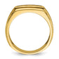 IBGoodman Men's Polished and Satin 5-Stone 1/4 Carat AA Quality Diamond Ring - WBC