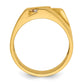IBGoodman Men's Polished 4-Stone 1/3 Carat AA Quality Diamond Ring - WBC