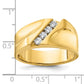 IBGoodman Men's Polished 4-Stone 1/3 Carat AA Quality Diamond Ring - WBC