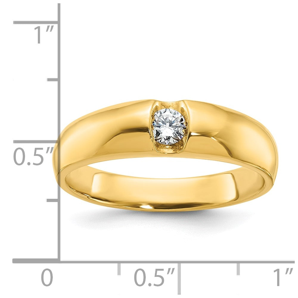 IB Goodman Mens 1/5 carat Diamond Complete Ring - WBC
