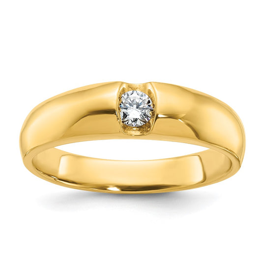 IB Goodman Mens 1/5 carat Diamond Complete Ring - WBC