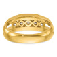 IB Goodman Mens Polished Channel-set 5-Stone 3/4 Carat AA Quality Diamond Ring - WBC