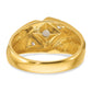 IB Goodman with Rhodium Mens Satin 1/5 carat Diamond Complete Ring - WBC