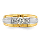 IB Goodman Two-tone Mens 3/4 carat Diamond Complete Ring - WBC